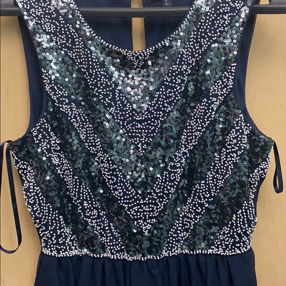 Navy blue dance dress - Picture 3 of 3